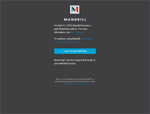 Tablet Screenshot of mandrillapp.com